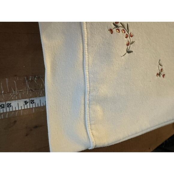 VINTAGE x SHENANIGANS Cardigan Sweater Womens Sz L Embroidered Birds Cottagecore - Picture 10 of 16